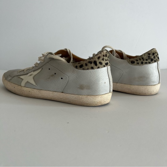 Golden Goose - SUPERSTAR Suede Distressed Accents Sneakers - Picture 4 of 7